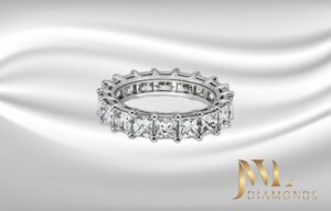 Ascherr Cut shaped Diamond Eternity Band