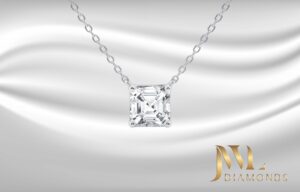 Ascherr cut Diamond Pendant