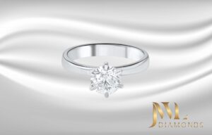 Solitaire Round shaped Diamond ring