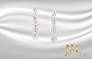Emerald shaped Earrings