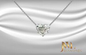 Heart shaped Diamond Pendant