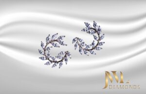 Leaf-design-Marquise-shaped-Earrings