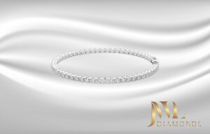 Tennis bracelet Round Diamonds 4 pronged