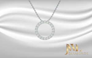 Circle Diamond Pendant