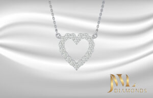 Heart Diamond Pendant Necklace
